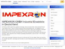 Tablet Screenshot of impexron.de